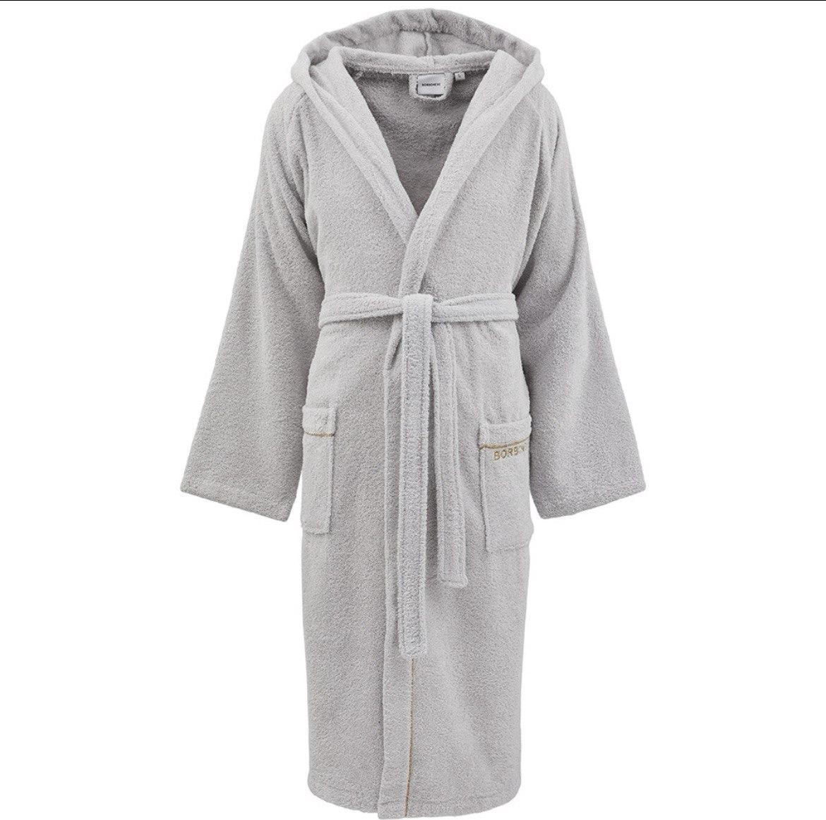 Accappatoio spugna Fine Op con cappuccio 100% cotone