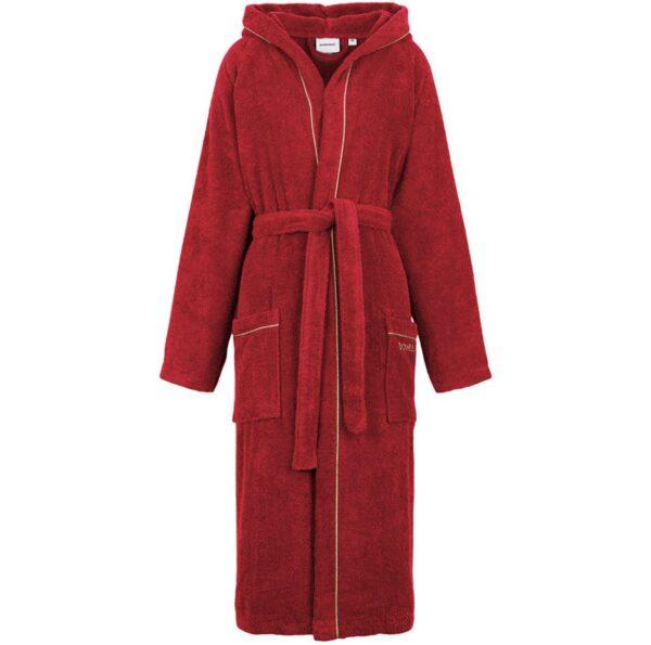 Accappatoio spugna Fine Op con cappuccio 100% cotone