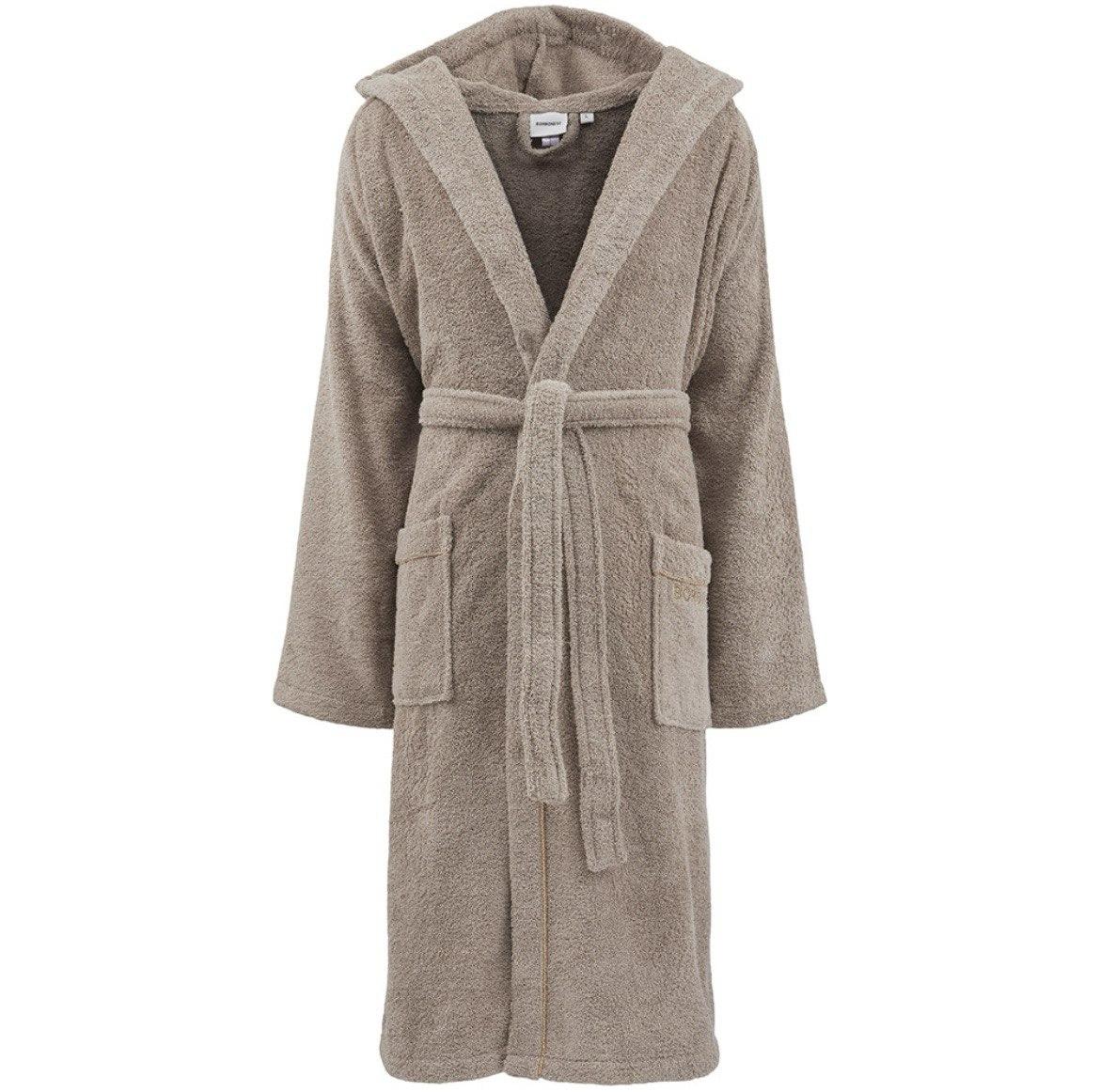 Accappatoio spugna Fine Op con cappuccio 100% cotone