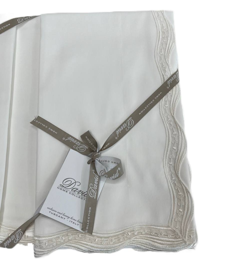 Completo lenzuola matrimoniale Reims Latte