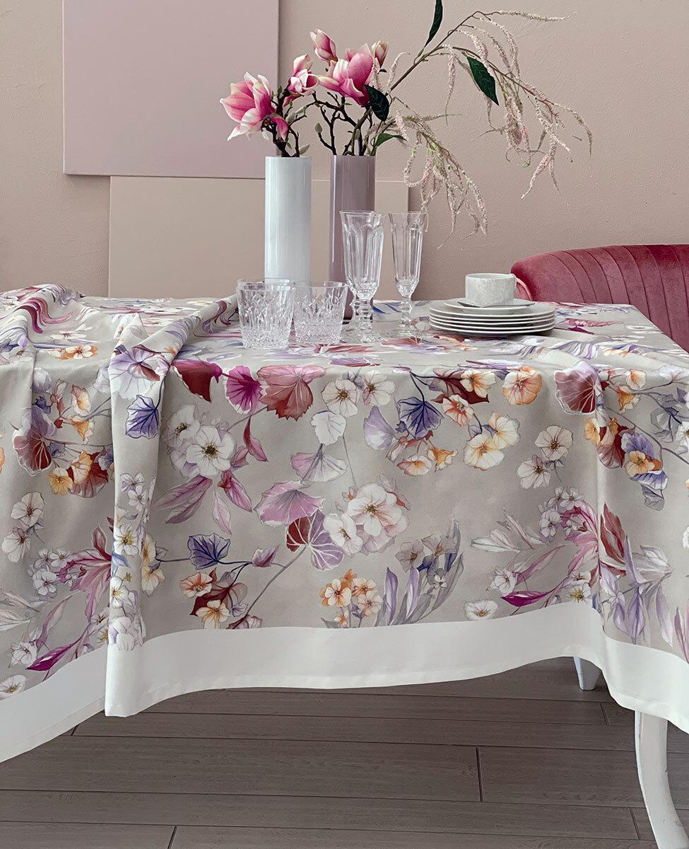 Tovaglia Dafne Laguna 160x270cm