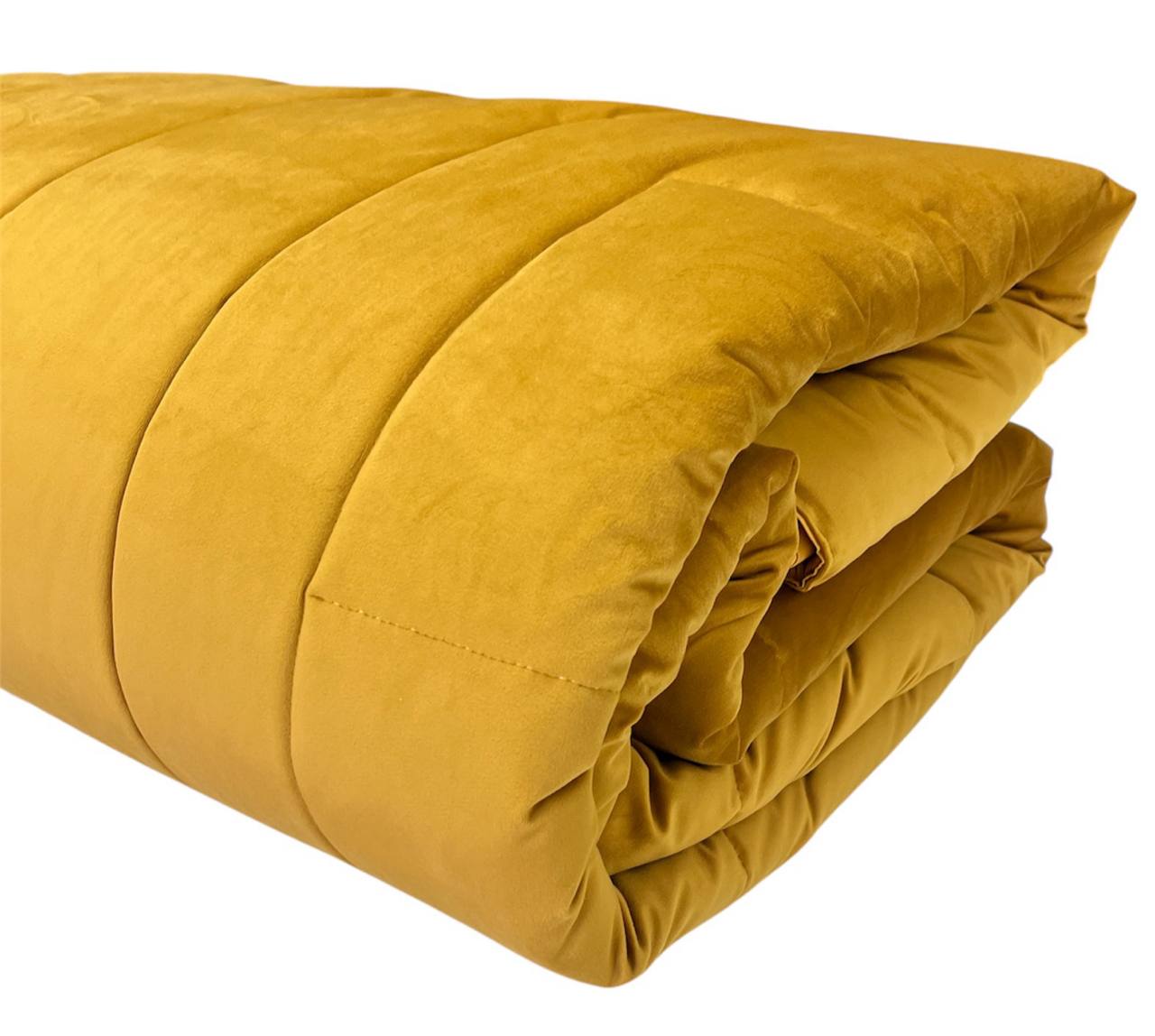 Trapunta matrimoniale 200gr Velvet Oro