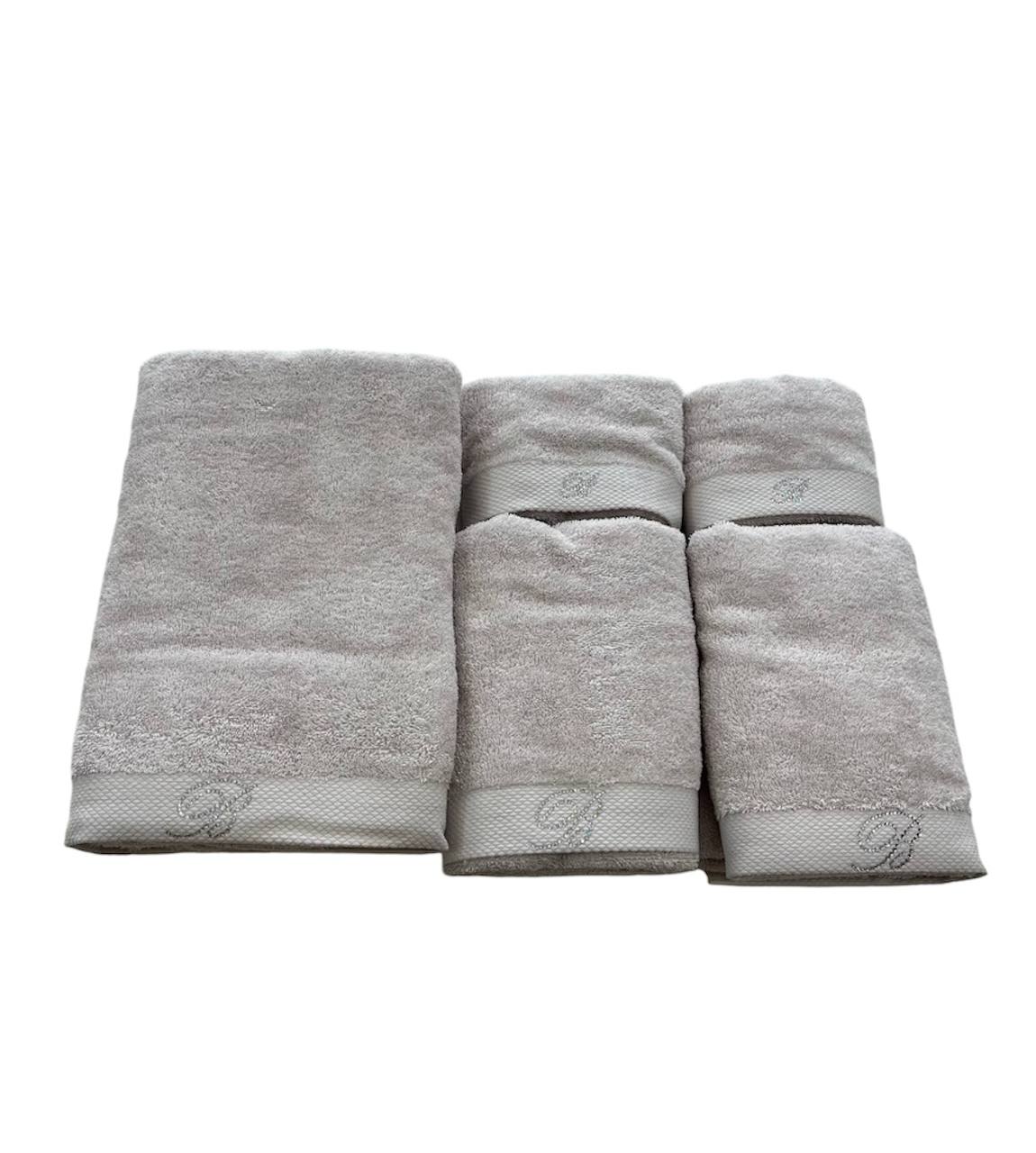 Set bagno 5 pezzi spugna Benessere