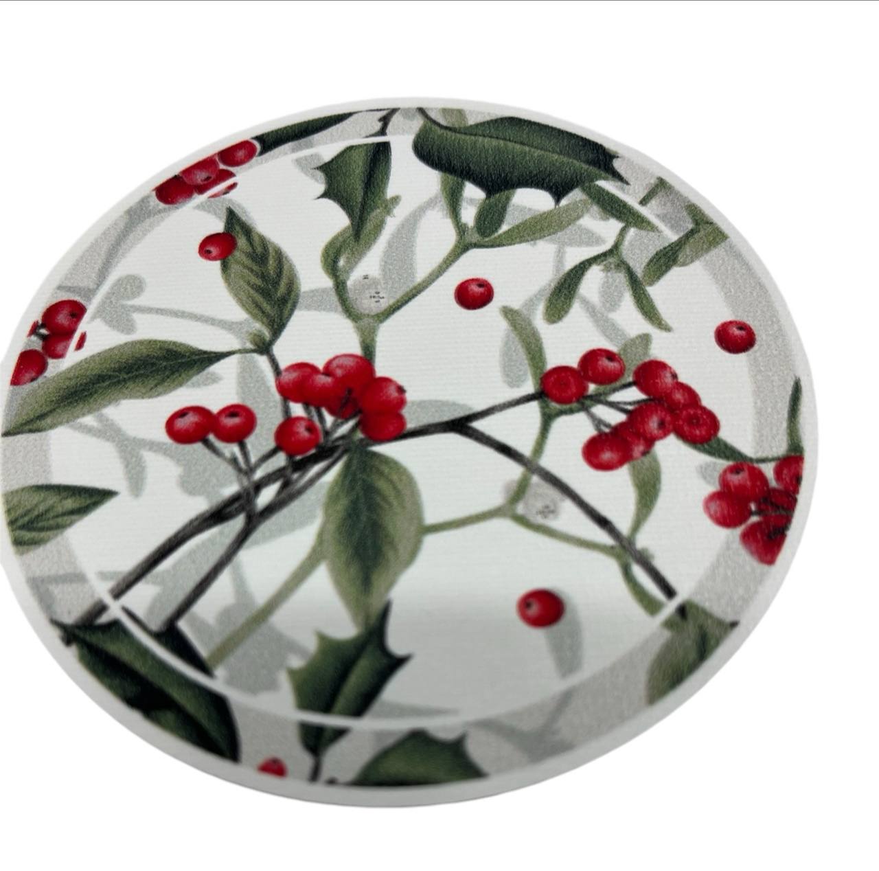 Set 6 sottobicchieri in vinile Natale Carillon