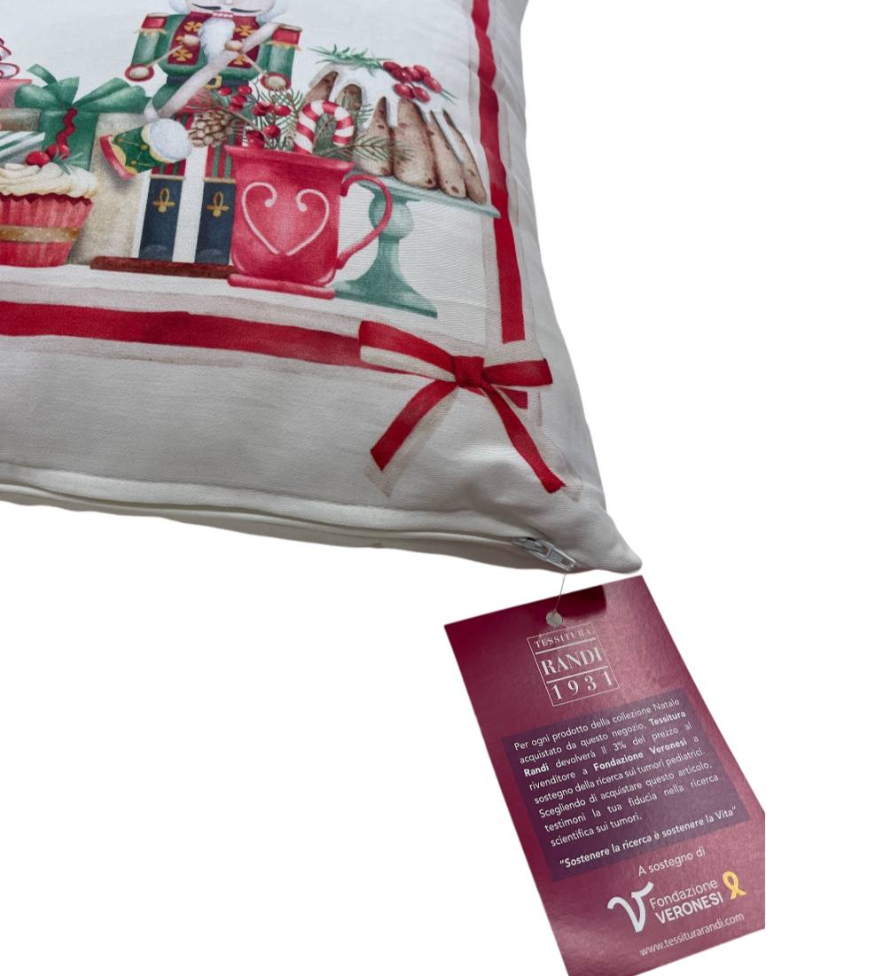 Cuscino arredo 45x45cm Natale