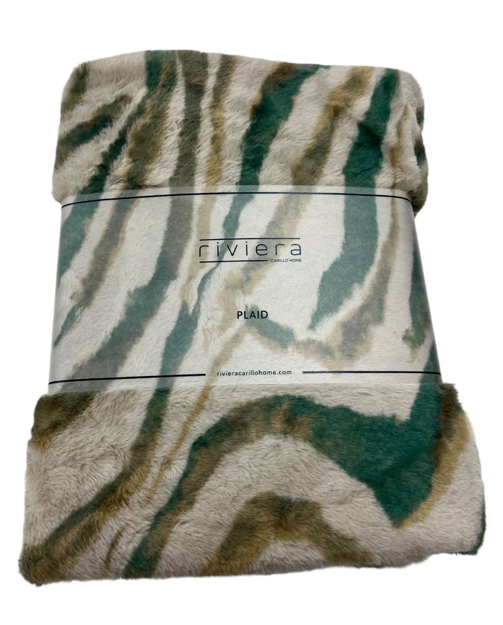 Plaid in eco pelliccia Zama