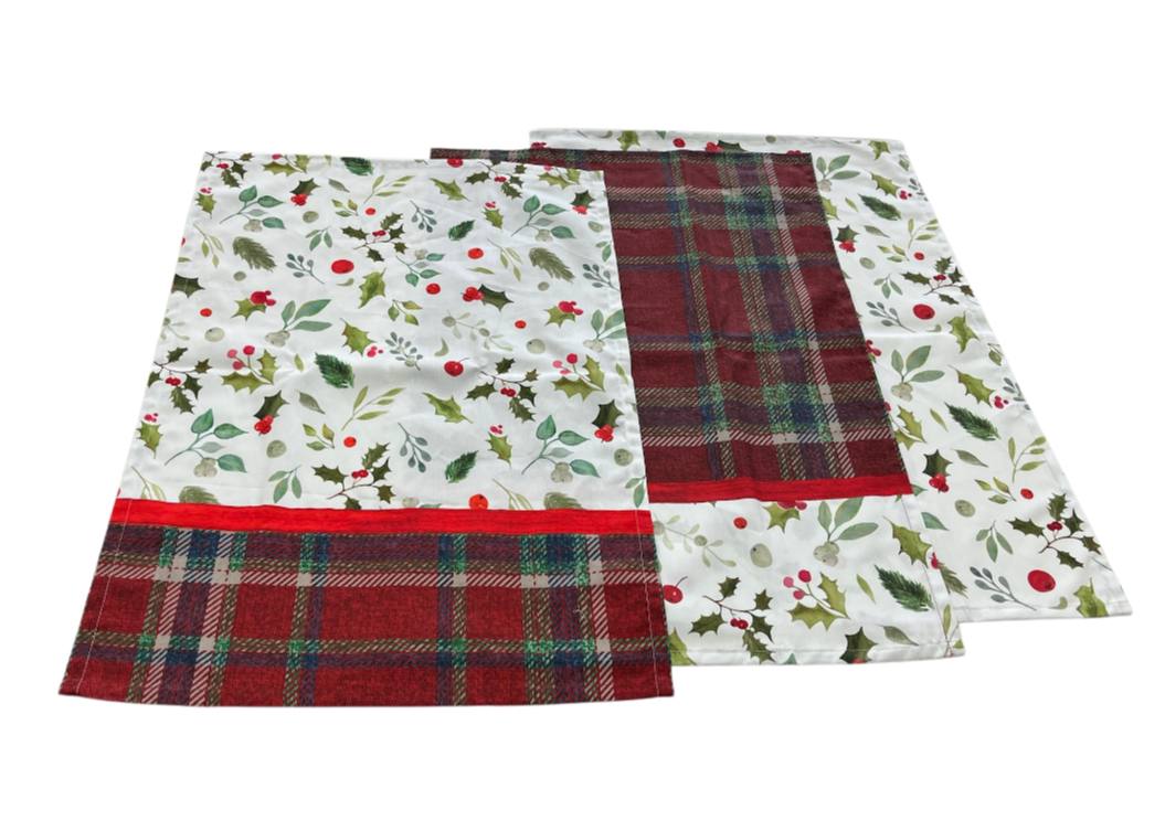 Set 3 Strofinacci Antimacchia Natale Noel