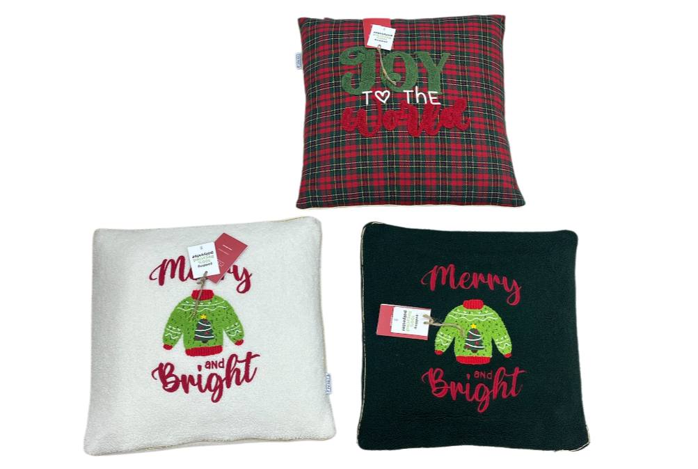 Cuscino arredo 45x45cm Natale Jumper / Joy