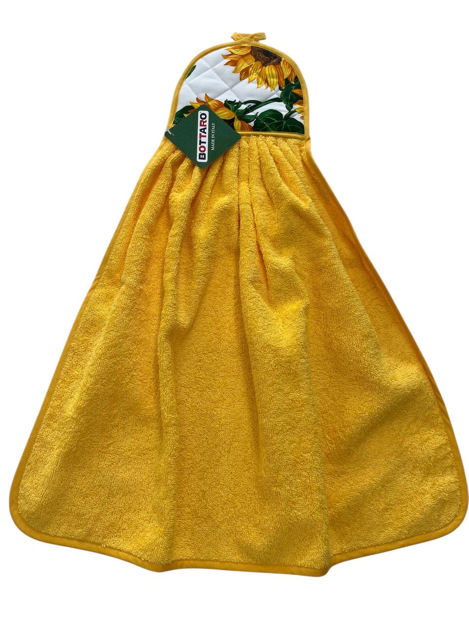 Asciughino in spugna Girasole giallo