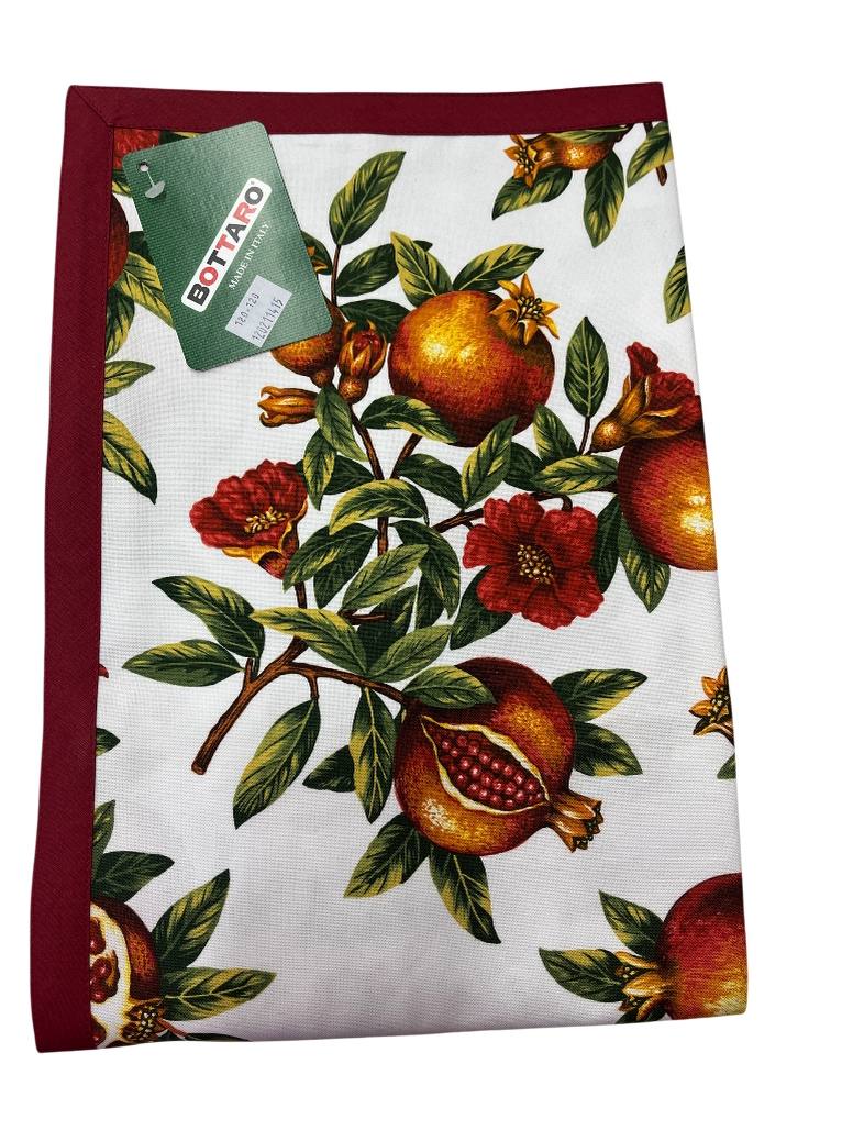 Tovaglia da tavola 120x120cm in cotone Melograno