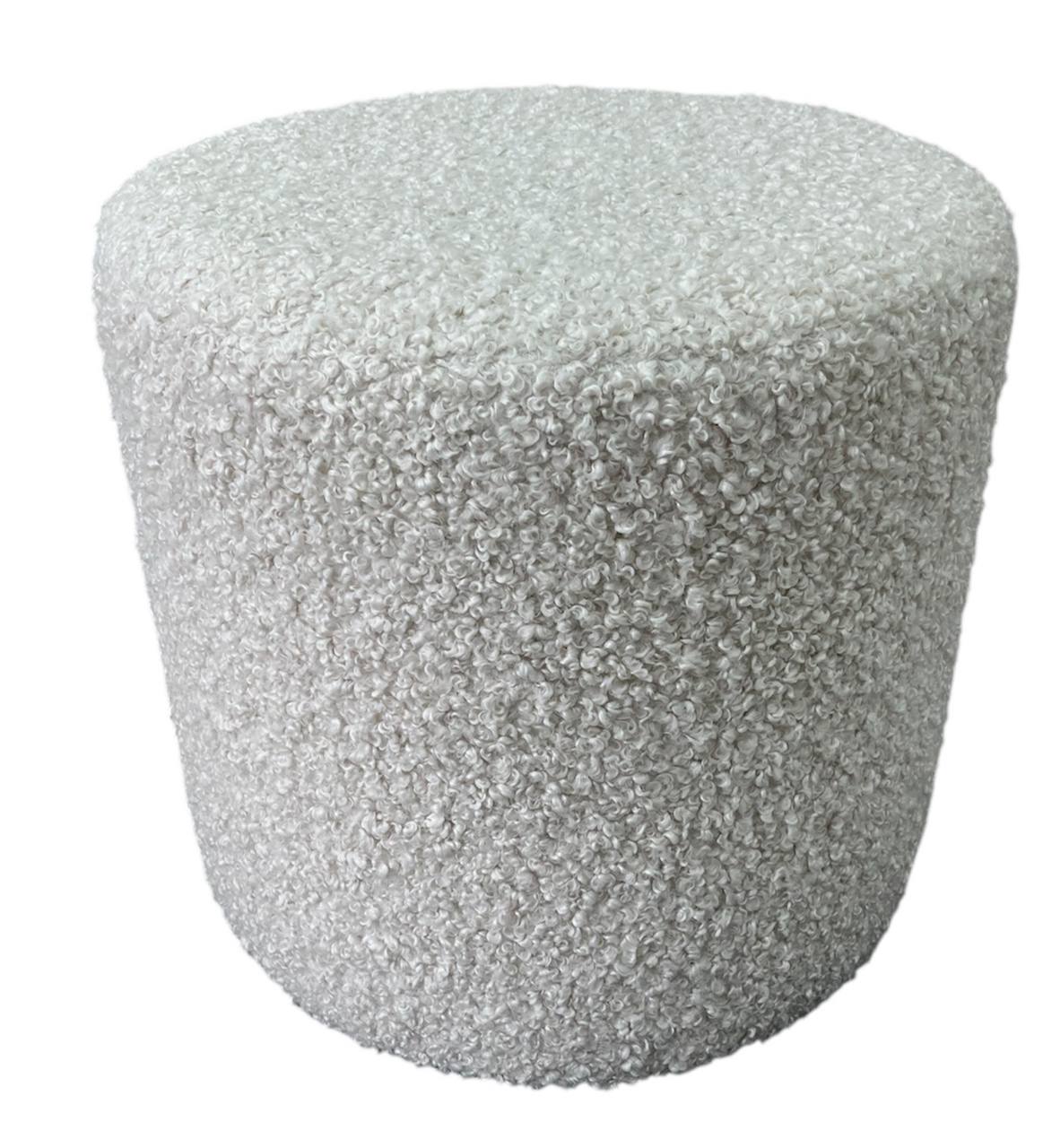 Pouf rotondo Club naturale