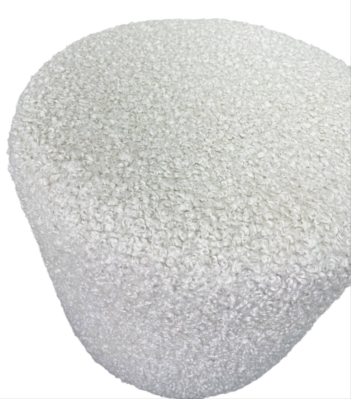 Pouf rotondo Club naturale