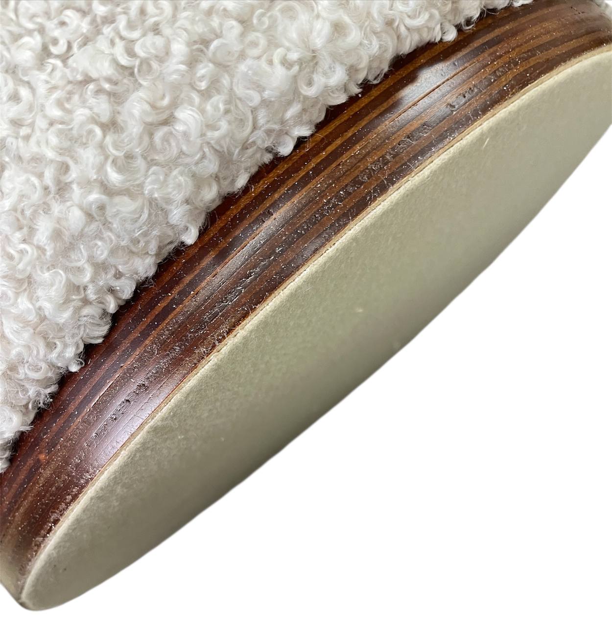 Pouf rotondo Club naturale