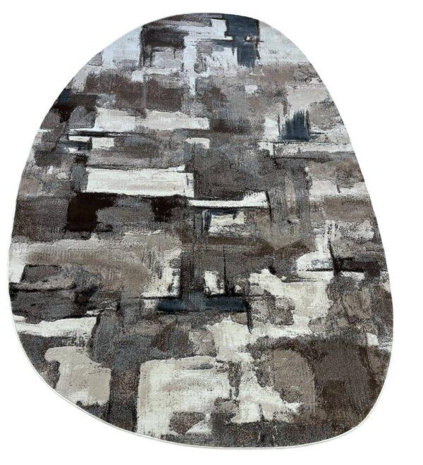 Tappeto arredo Myra Double oval brown MAR018