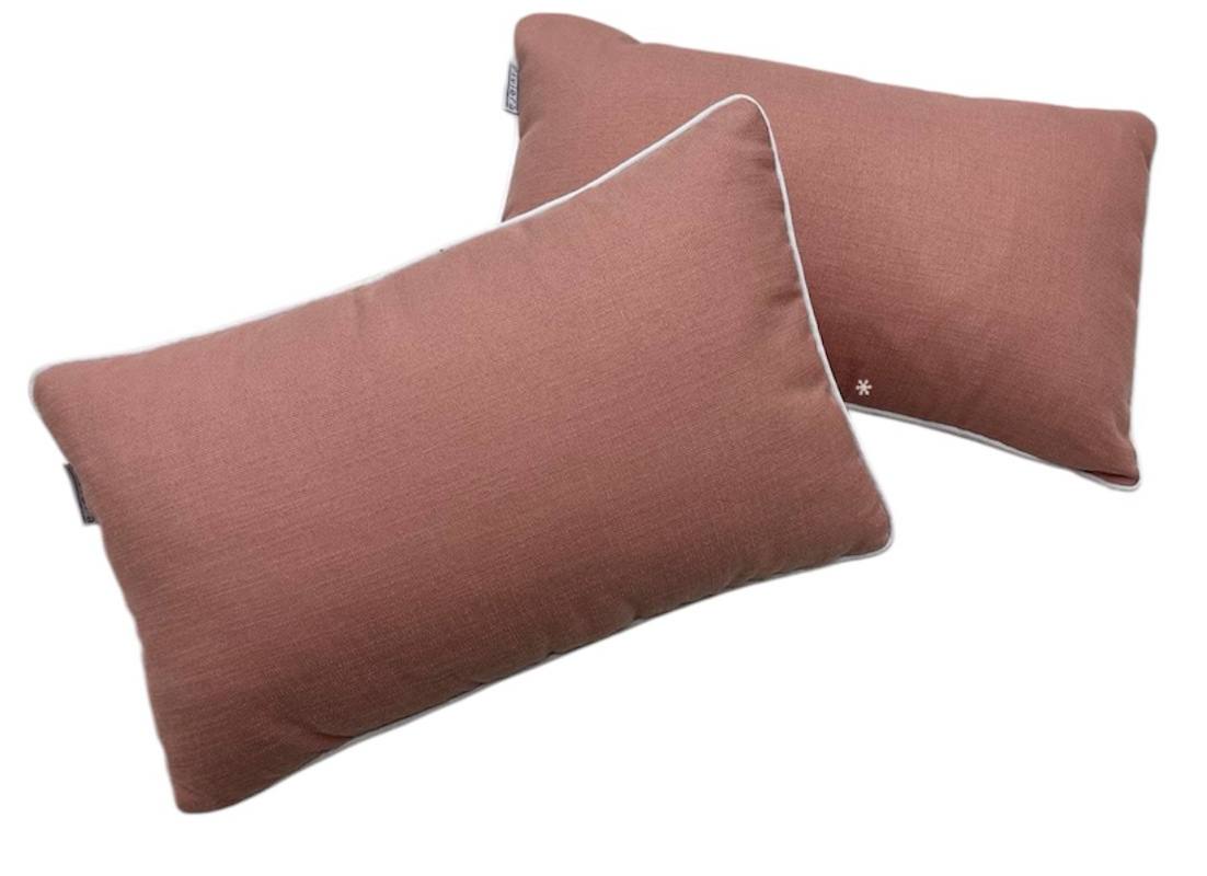 Coppia cuscini arredamento rettangolare 30x50cm Paco
