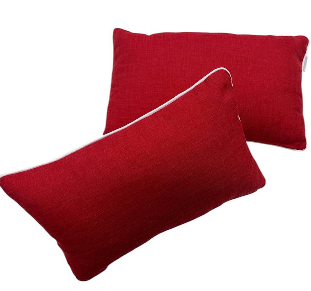 Coppia cuscini arredamento rettangolare 30x50cm Paco