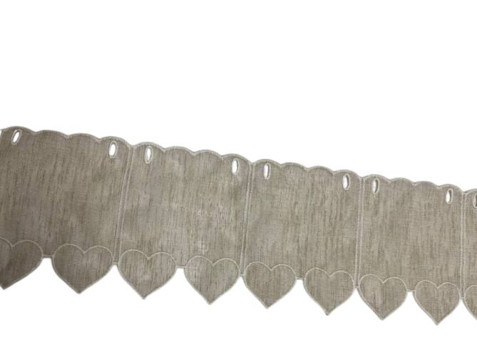 Mantovana da 4 metri Shabby Chic cuore beige