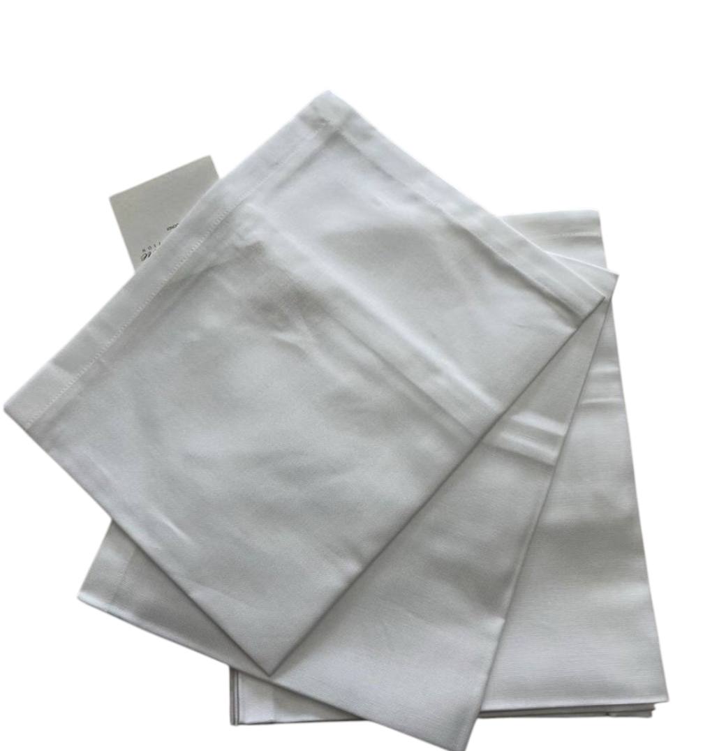 6 Tovaglioli 50x50cm bianco