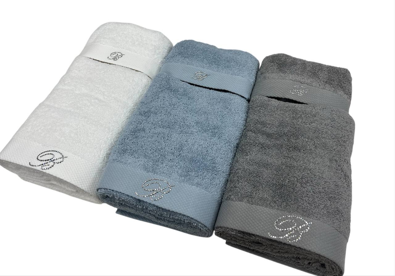 Set spugna 3 coppie Benessere con logo in strass