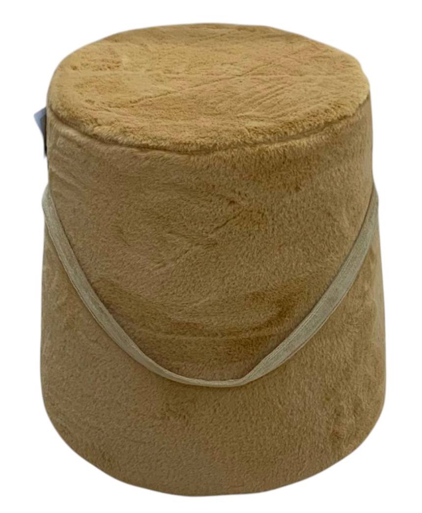 Pouf arredo in ecopelliccia Furry