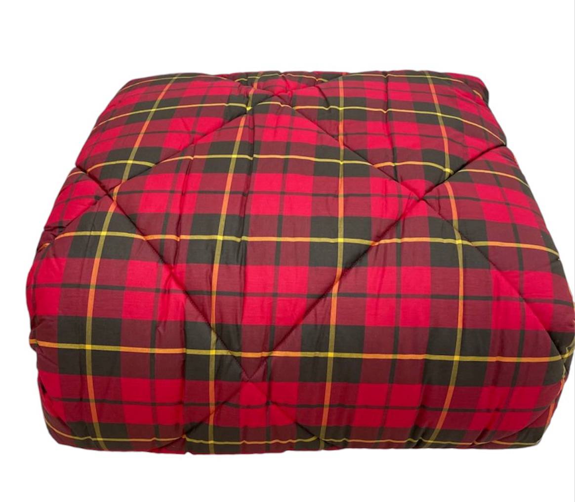 Trapunta Invernale Clan Tartan Rosso