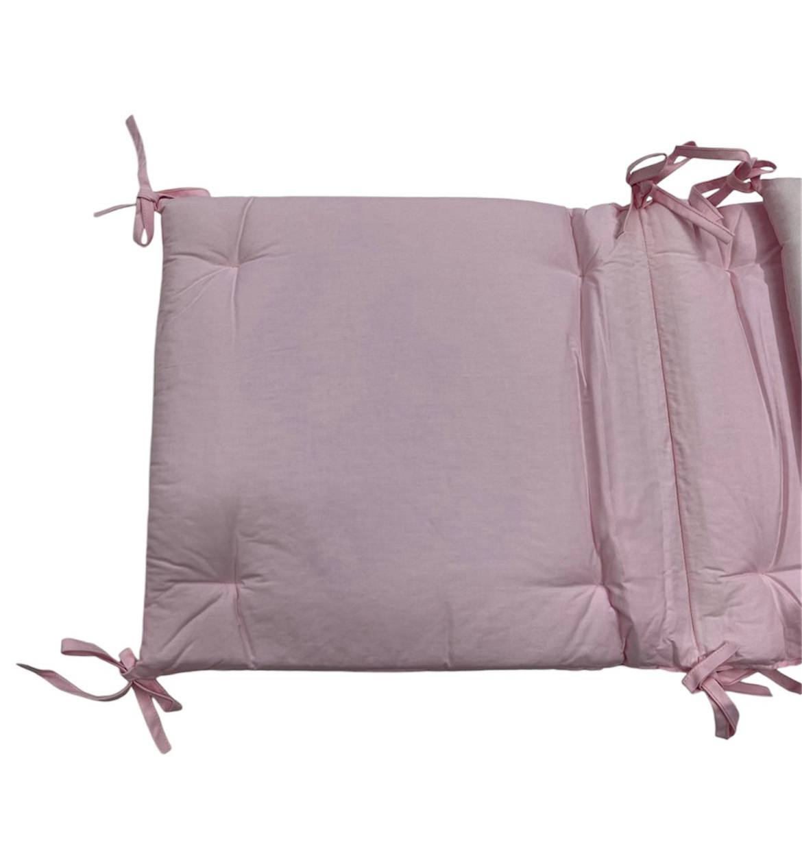 Coordinato lettino Trapunta invernale + paracolpi gattini Rosa