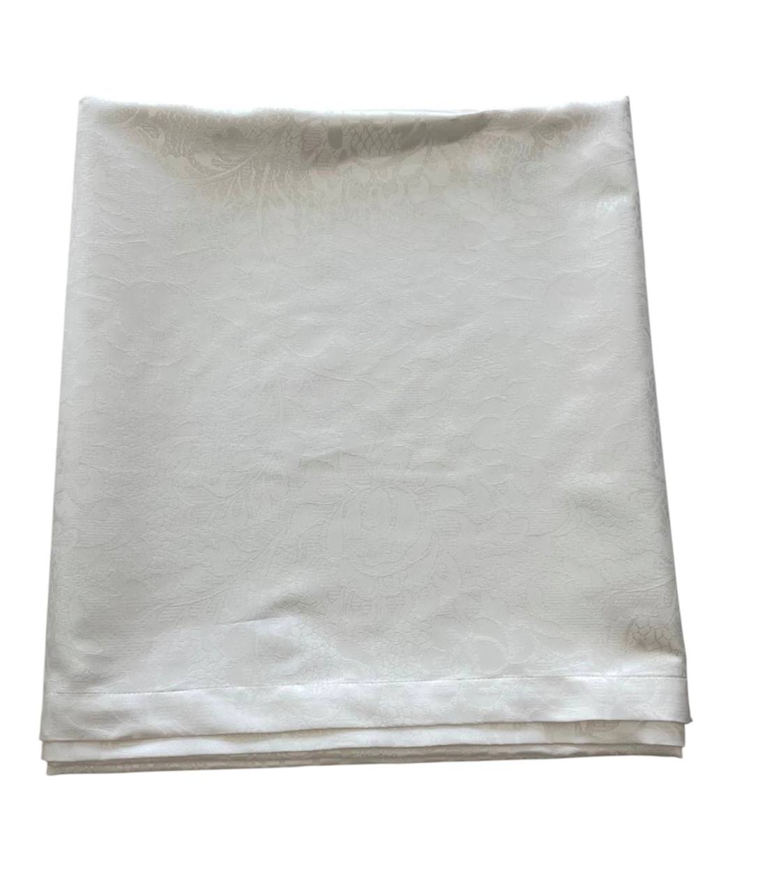 Tovaglia Jacquard antimacchia 180x320cm  bianco