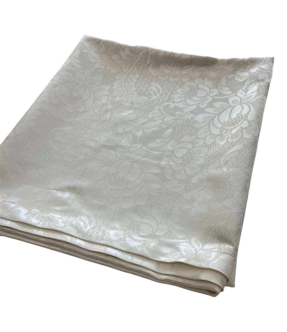 Tovaglia Jacquard antimacchia 180x320cm  bianco