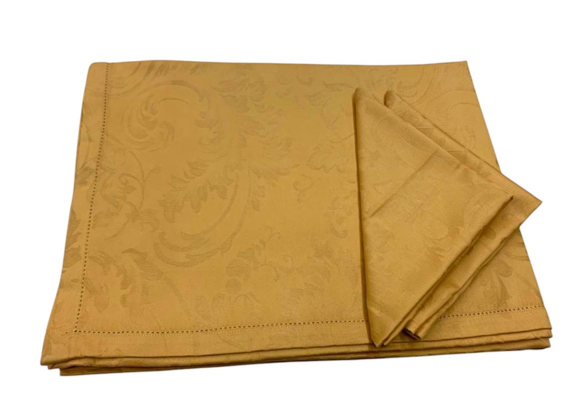 Servizio tavola fiandra 180x180cm con 8 tovaglioli Regal