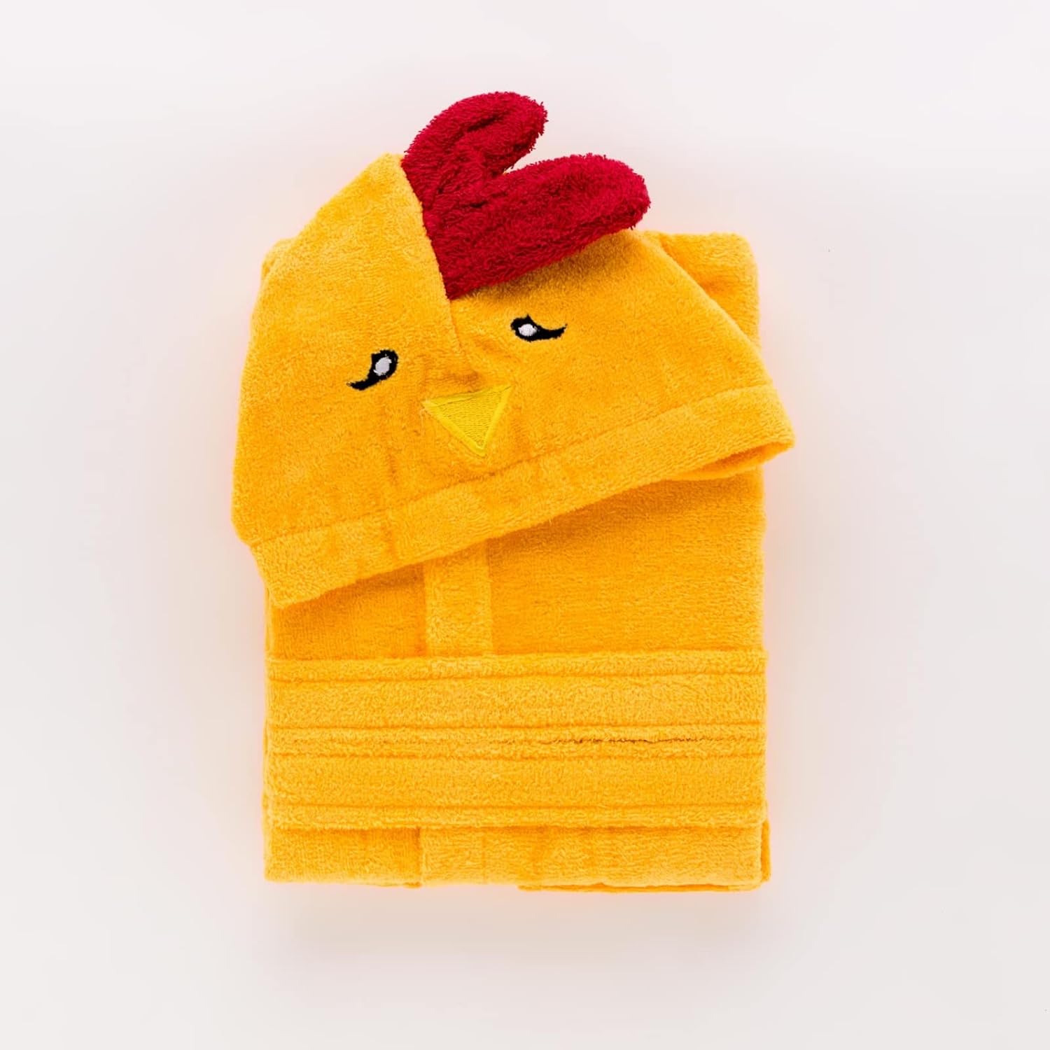 Accappatoio in spugna Baby Animals Chick giallo