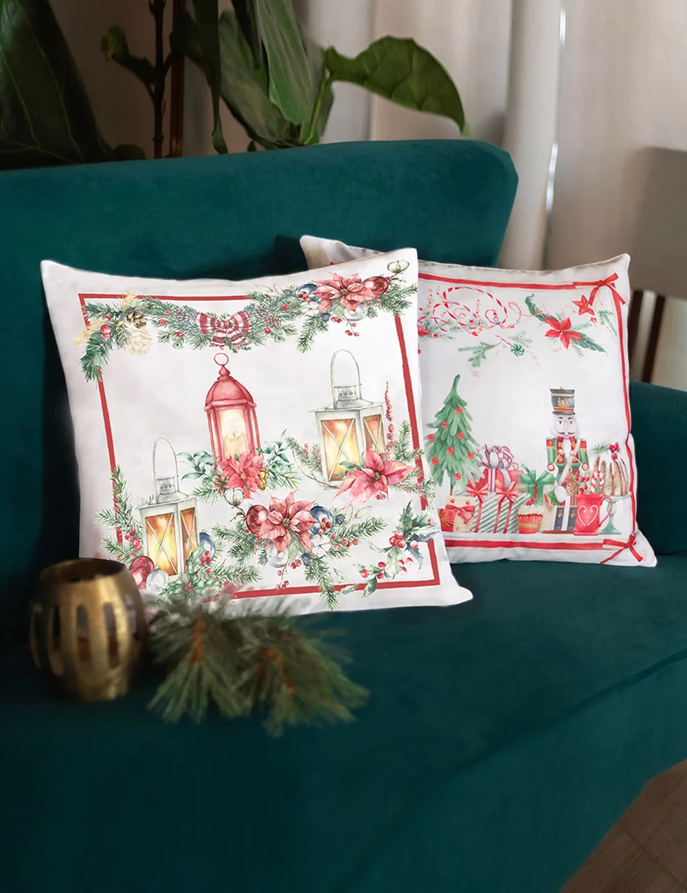Cuscino arredo 45x45cm Natale