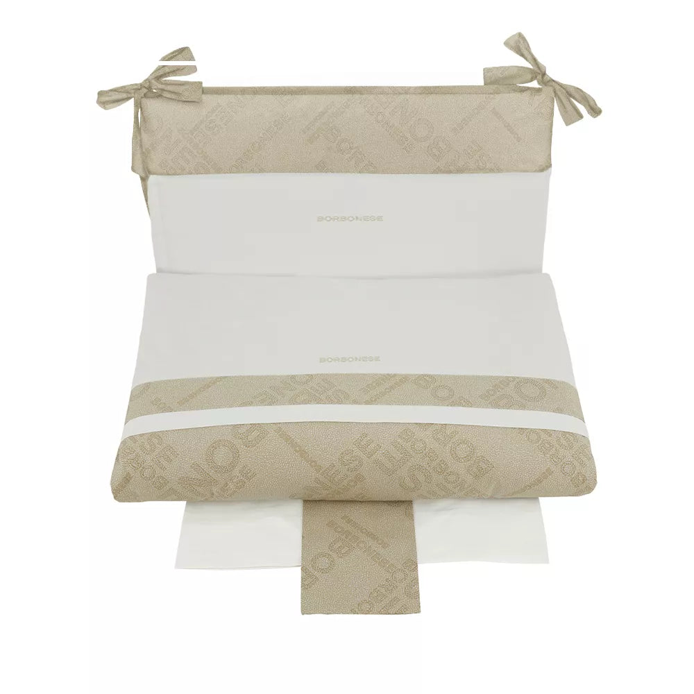 Kids set 5 pezzi copripiumino lettino Jet Set Nocciola