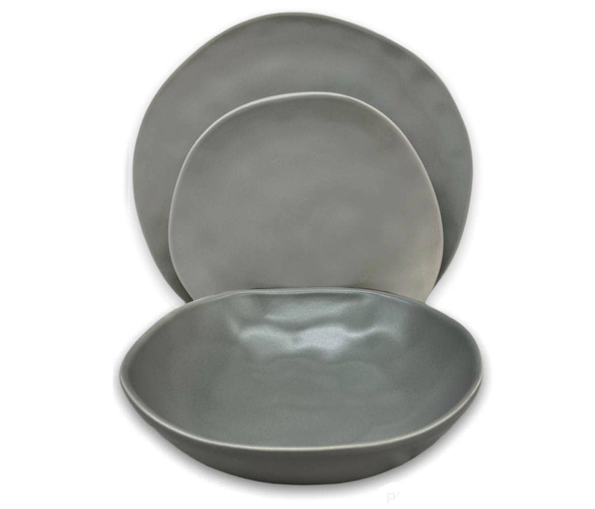 Set Piatti cucina Grés porcellanato Marostica Grigio