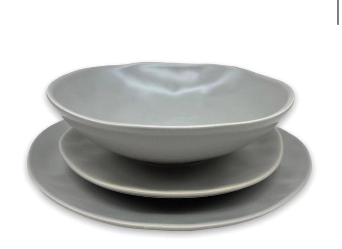 Set Piatti cucina Grés porcellanato Marostica Grigio