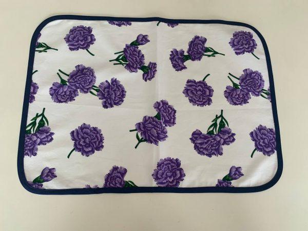 Sottopiatto foglie e garofano 100% cotone