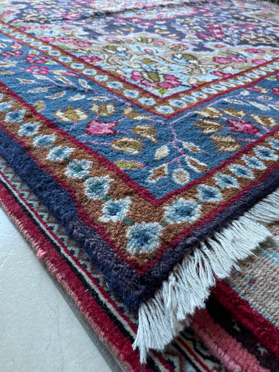 Tappeto orientale 150x140cm annodato a mano