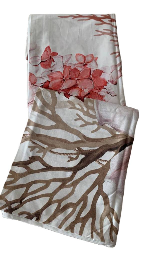 Telo copritutto Bloom Acqua 260x270cm