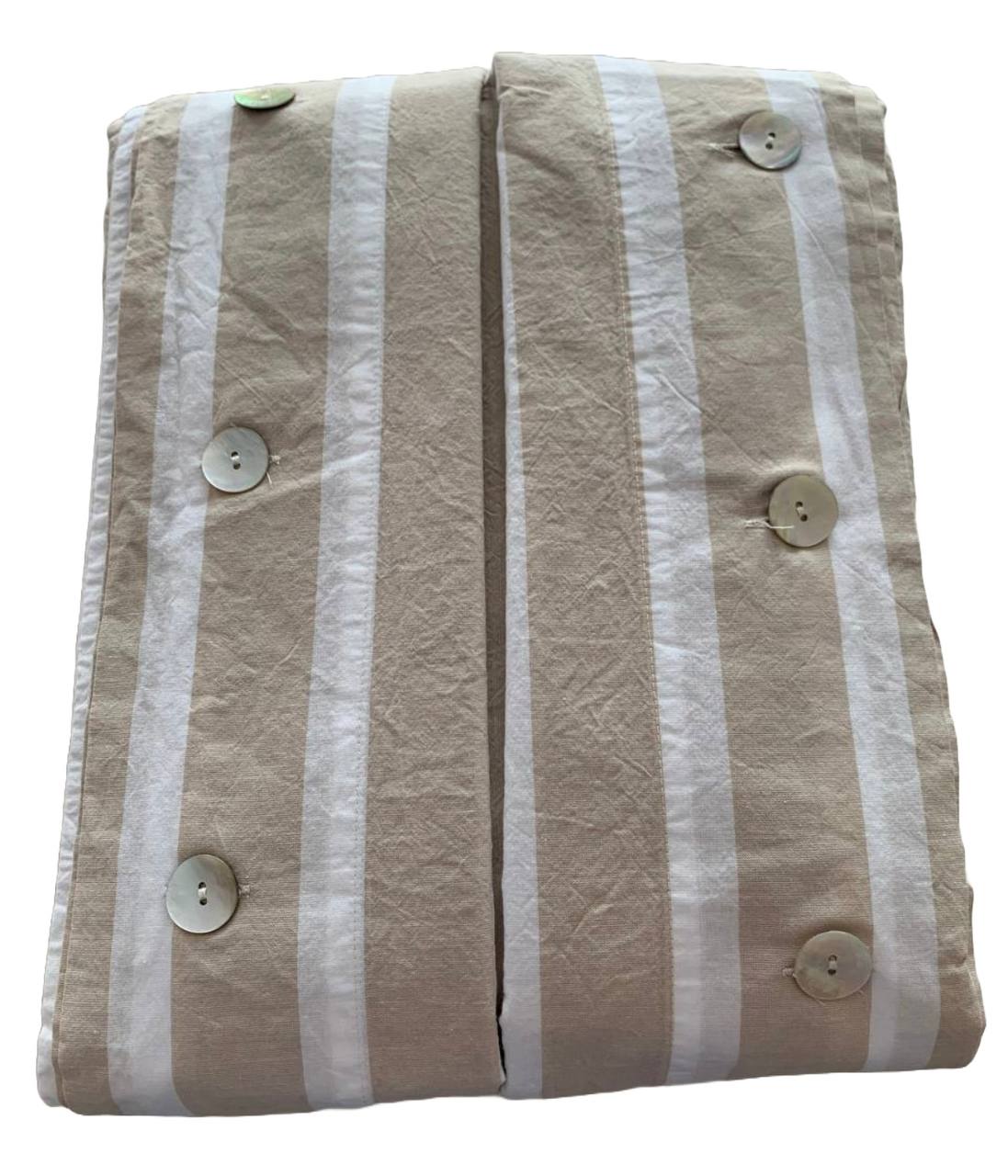 Completo lenzuola No Stiro Riga Lipari 100% cotone