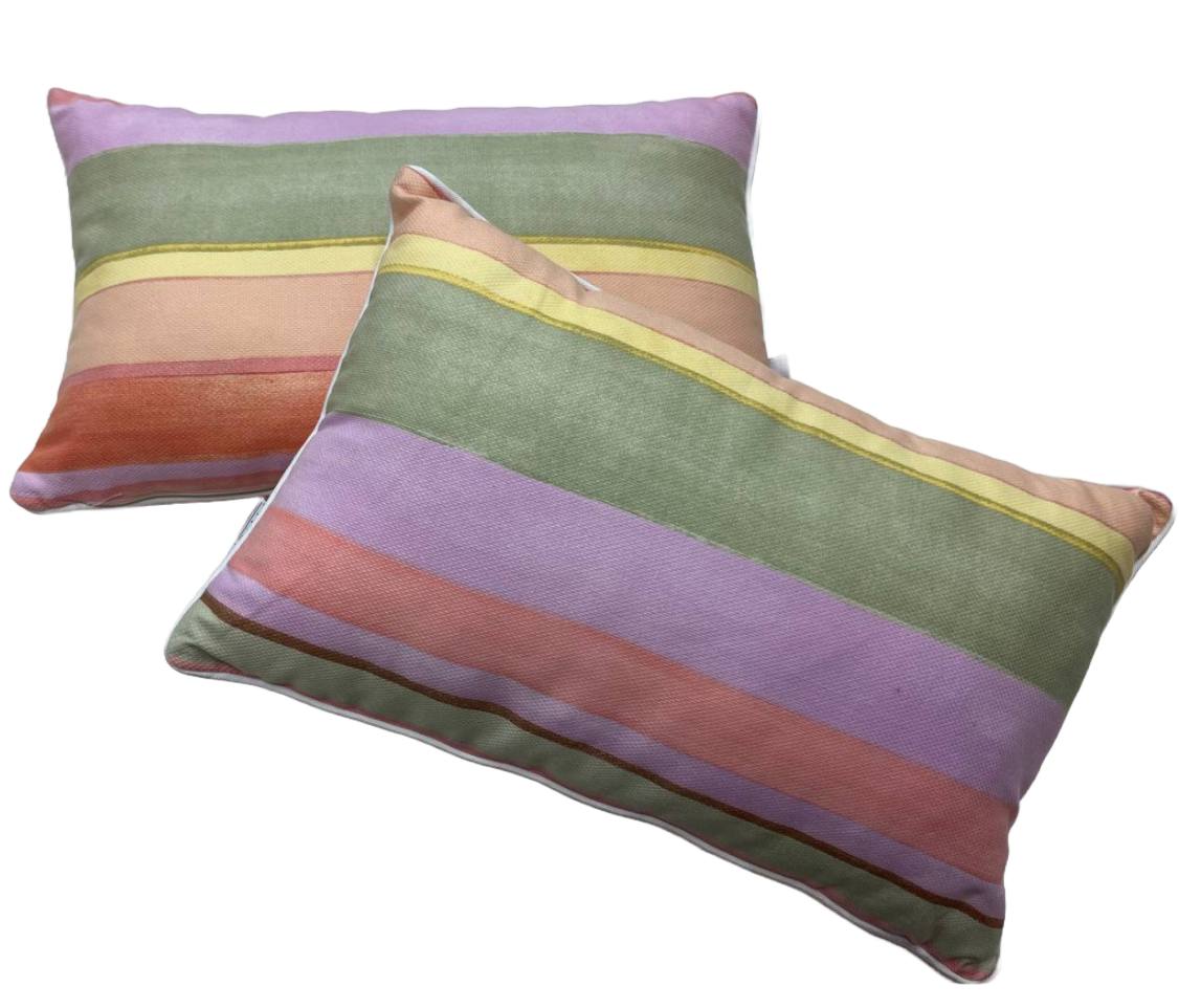 Coppia cuscini arredamento 30x50cm rettangolare