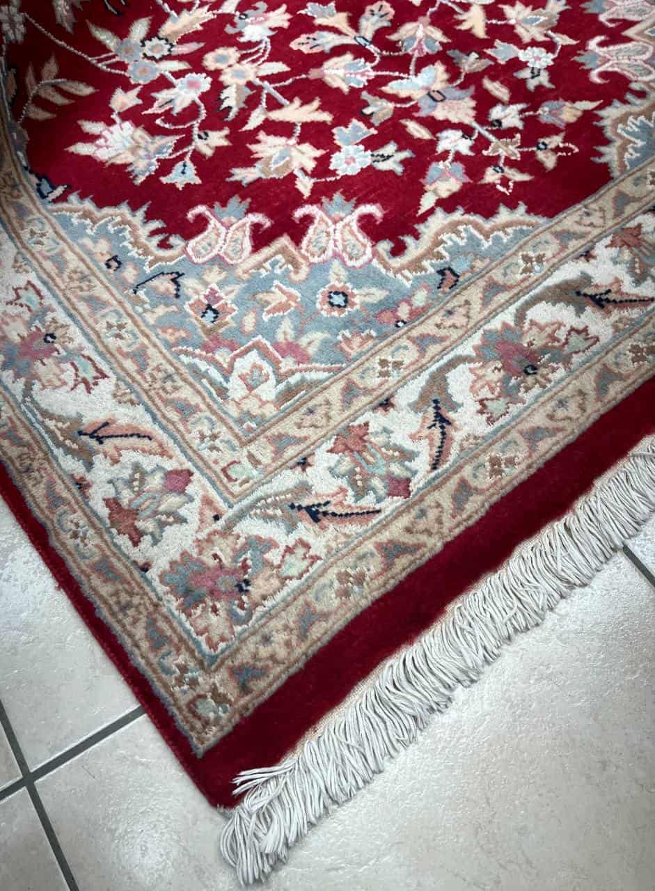 Tappeto Orientale Islamabad 194x122 cm rosso annodato a mano