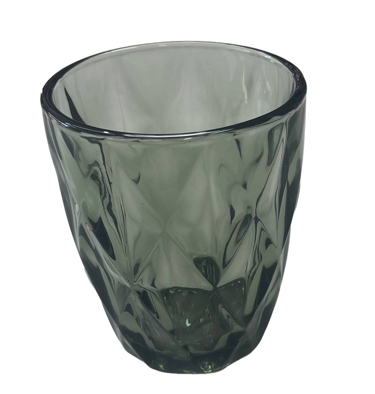 Set bicchieri in pasta di vetro art. Murano colore Grigio