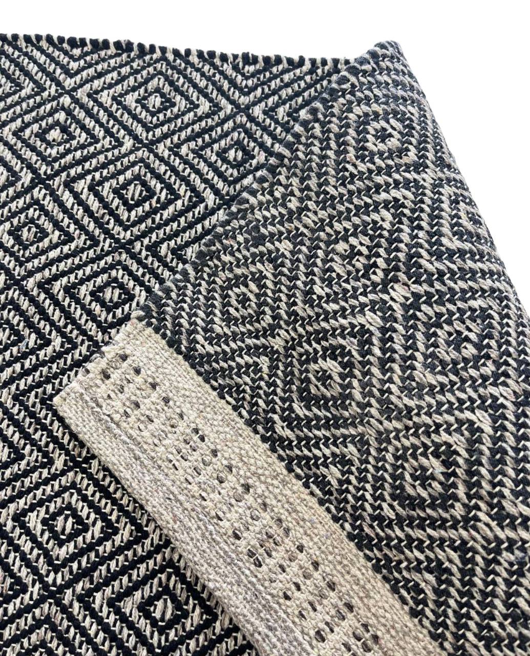 Tappeto Rombi in cotone con fondo antiscivolo