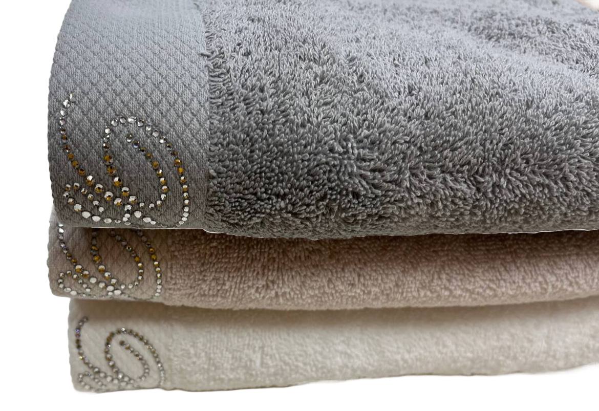 Set spugna 3 coppie Benessere con logo in strass