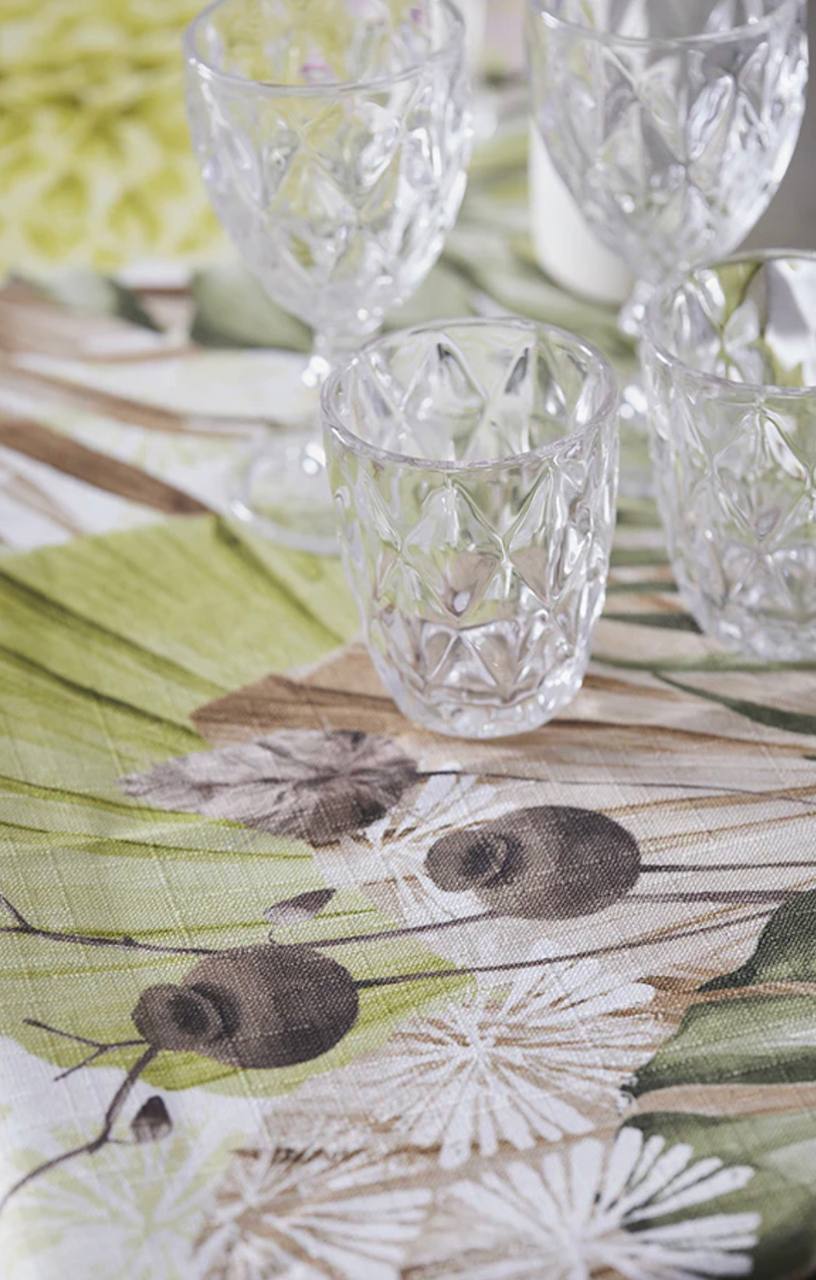 Set bicchieri in pasta di vetro art. Murano colore Cristallo