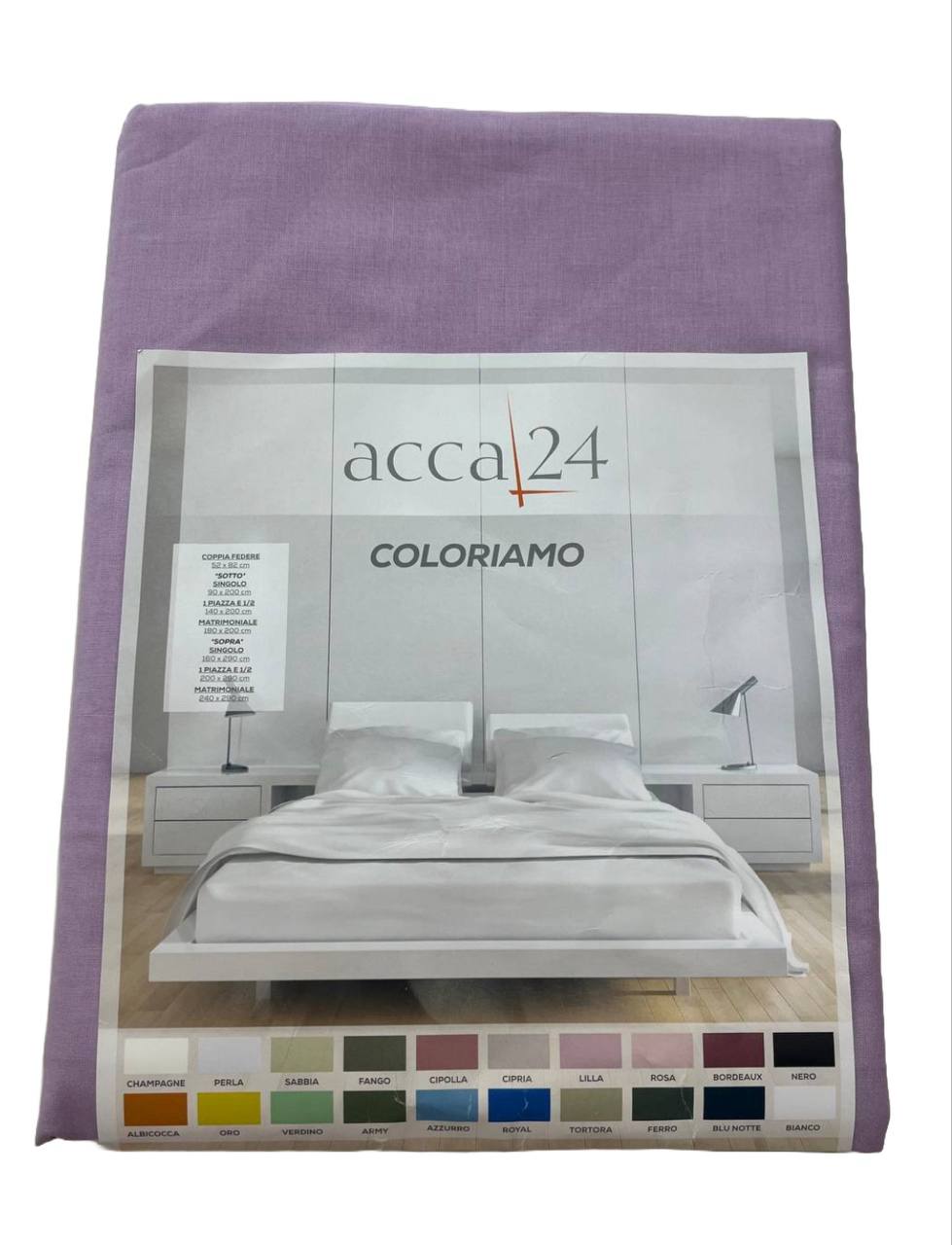 Lenzuolo sotto con angoli 1 piazza 100% cotone