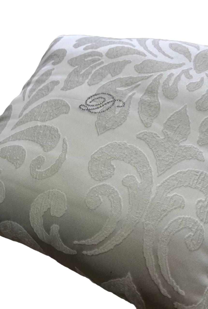Coppia cuscini arredo Emma Latte