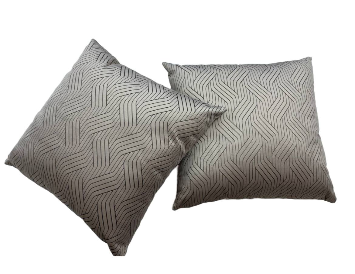 Coppia cuscini arredo in velluto Living