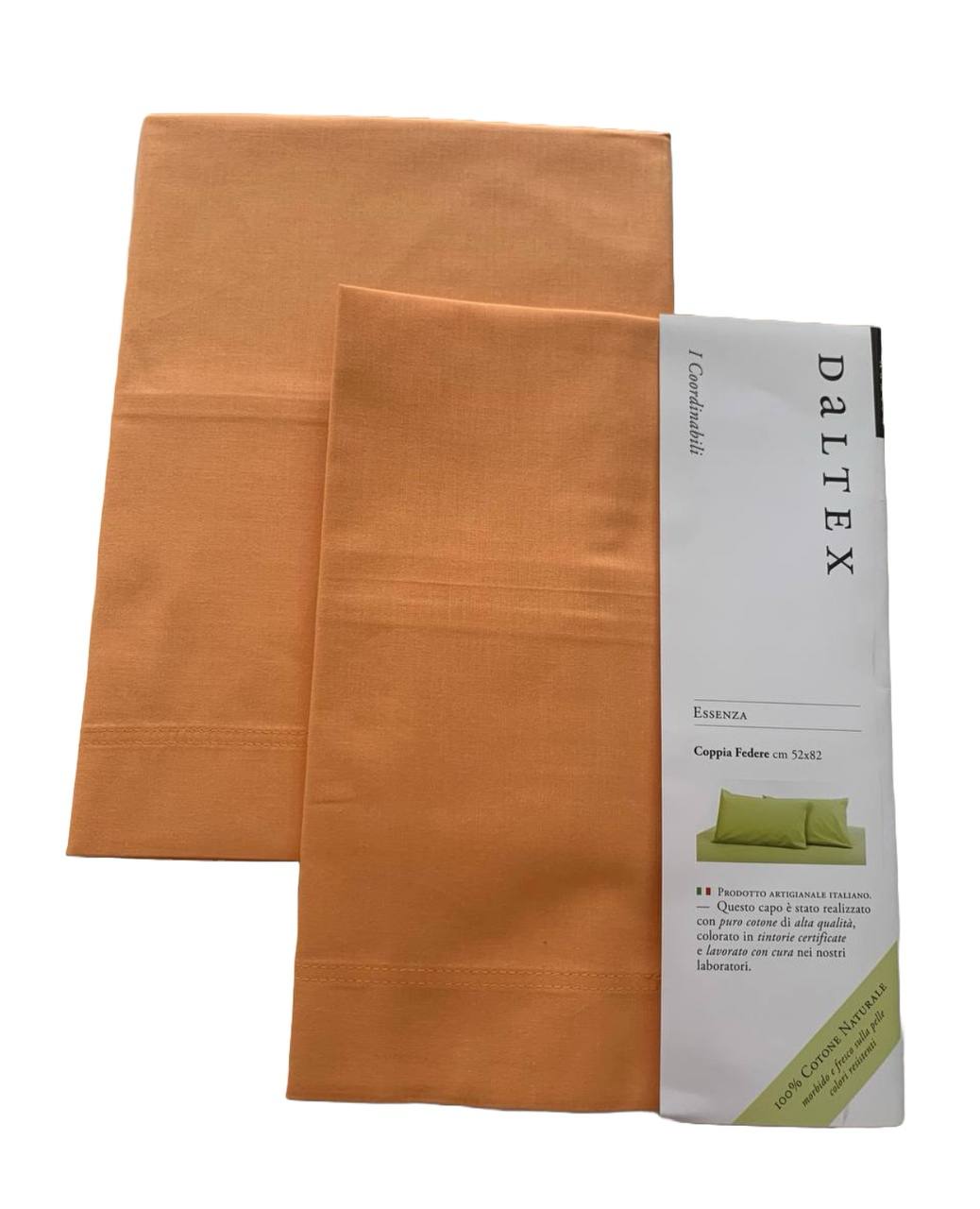 Coppia federe cm 52x82cm 100% cotone Essenza