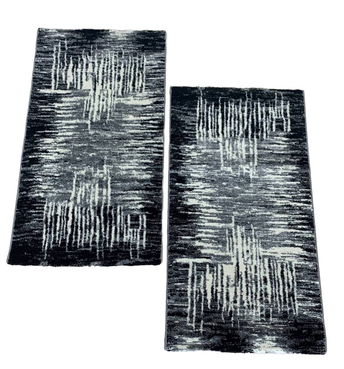 Coppia tappeti  Milano prestige collection 60x110cm  nero
