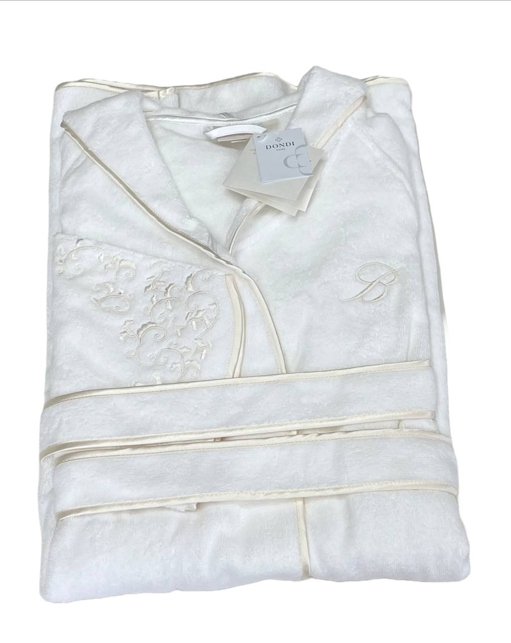 Accappatoio in spugna Emanuela Beige